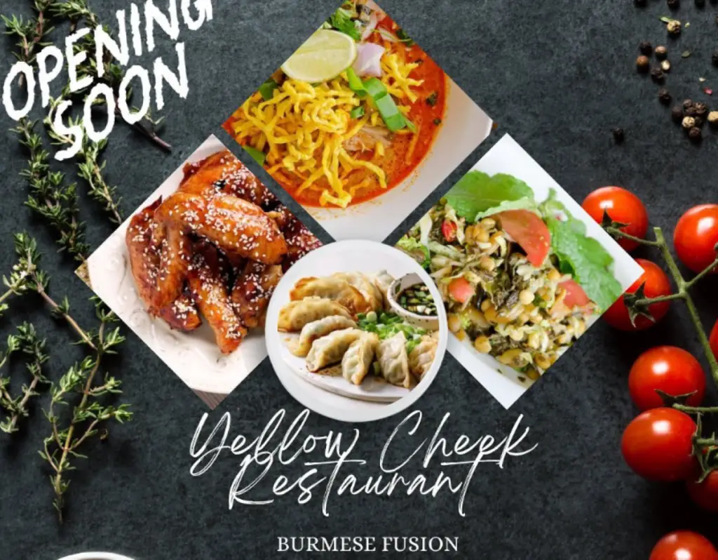 A New Burmese Fusion Spot, Yellow Cheek Restaurant, Will Open in Arlington